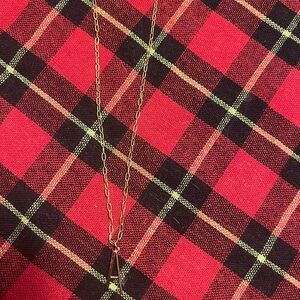 Elegant Gold Necklace with A intial